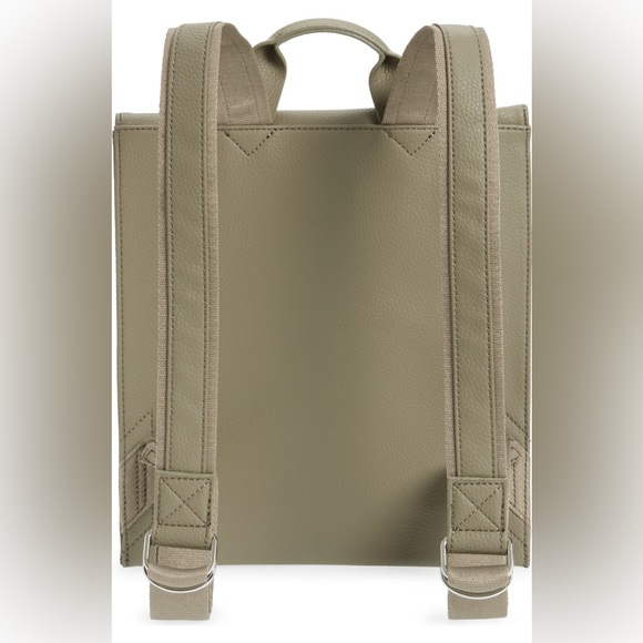 Purity Mavi Vegan Leather Backpack - Color: Mineral - Picture 15 of 15